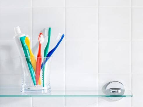 Don;t share your toothbrush when you have a cold or flu