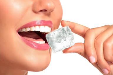Hard Lollies and Ice can damage your teeth